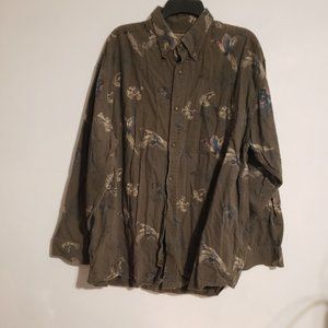 Woods & Water XXL Long Sleeved Button up Shirt
